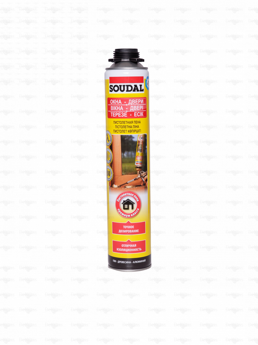 SOUDAL Окна-Двери Пена пистолетная 750 мл