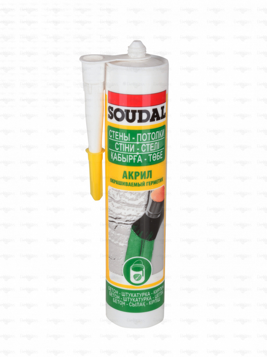 SOUDAL акрил герметик окрашиваемый 280 мл