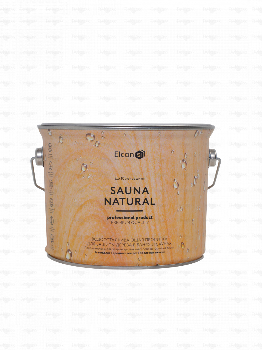 ELCON SAUNA NATURAL Пропитка водоотталкивающая для бани и сауны 2 л